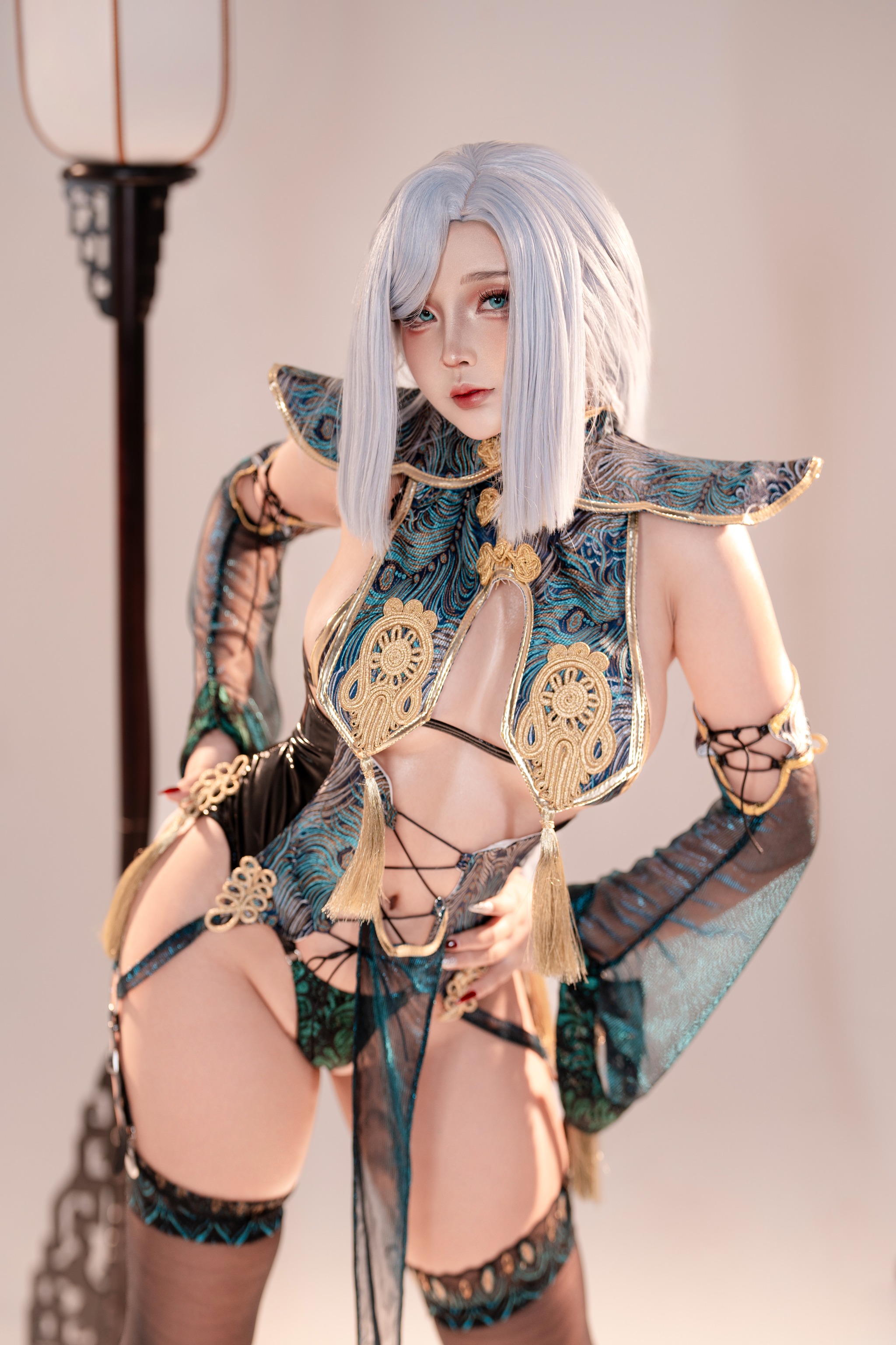 图片[1]-Sayo Momo – NO.095 Shenhe Lunar[84P]-XikXak